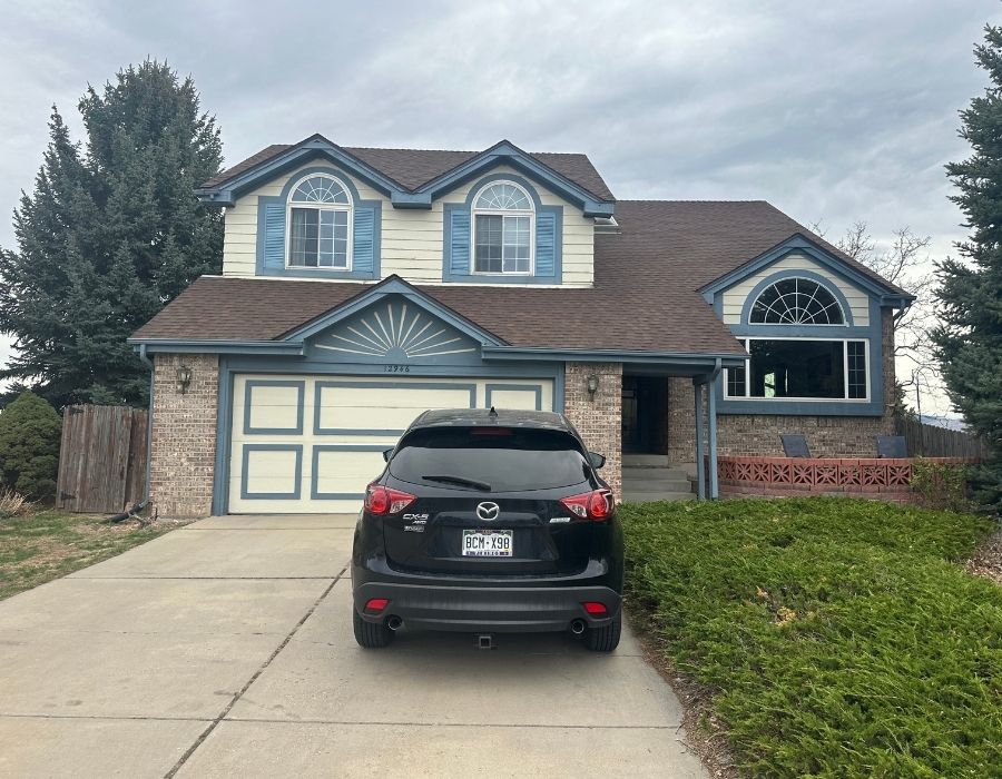 Image of the house before any updates were made.